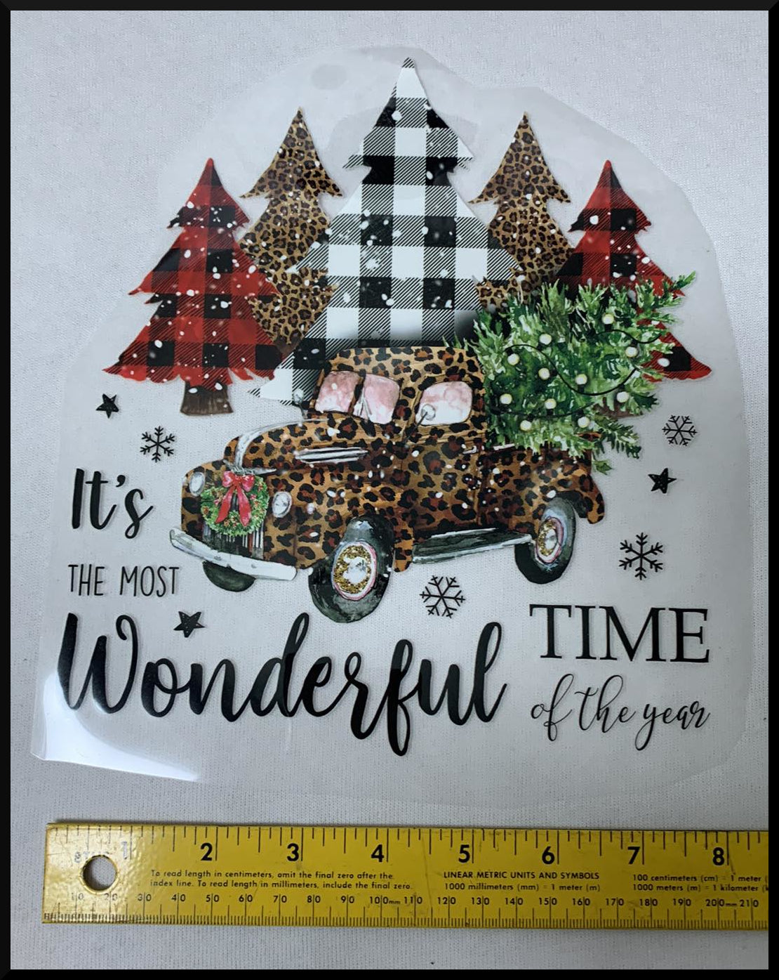 Wonderful Time of Year (T13) - Iron On Decal - Sold Individually