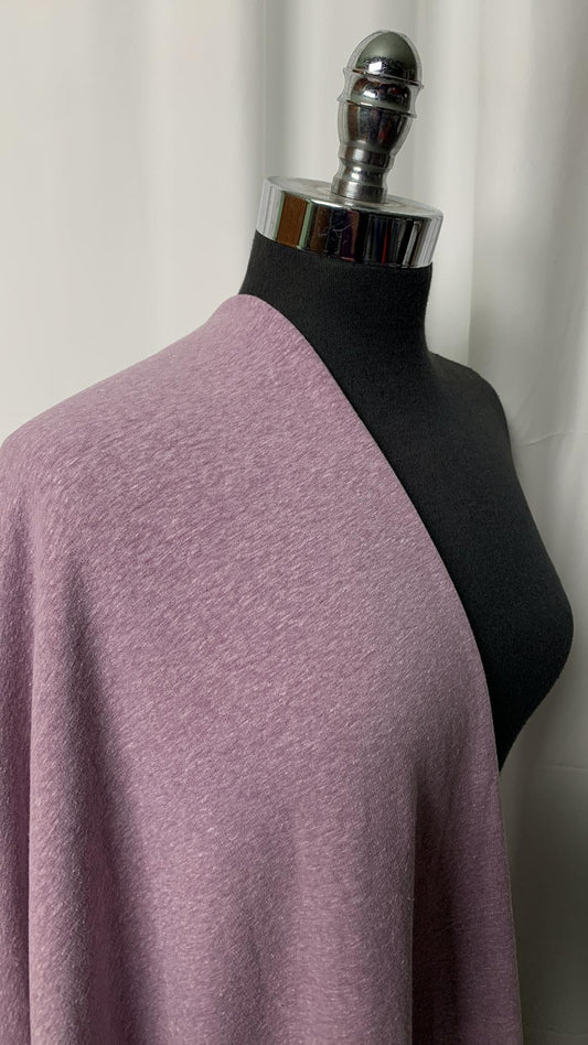 Purple Triblend - Brushed French Terry - By the yard
