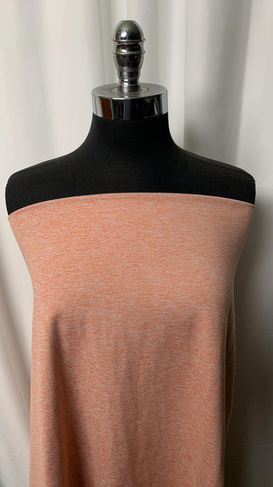 Apricot/Silver Peached Performance - By the 1/2 Yard