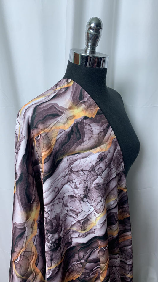 Smoke Geode - Sport Fleece - 3 Yard Cut